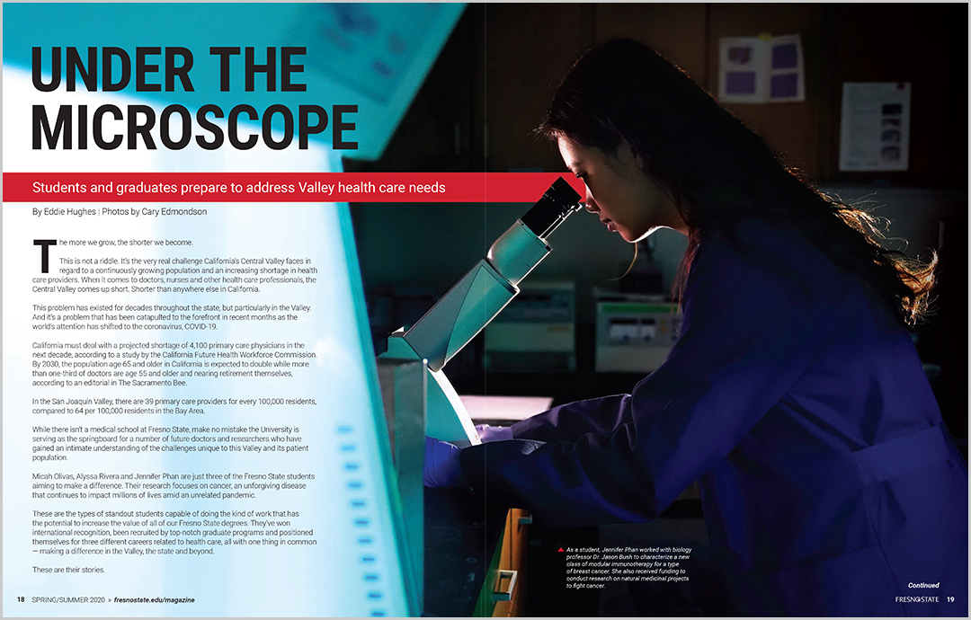 Fresno State Magazine - Under the Microscope